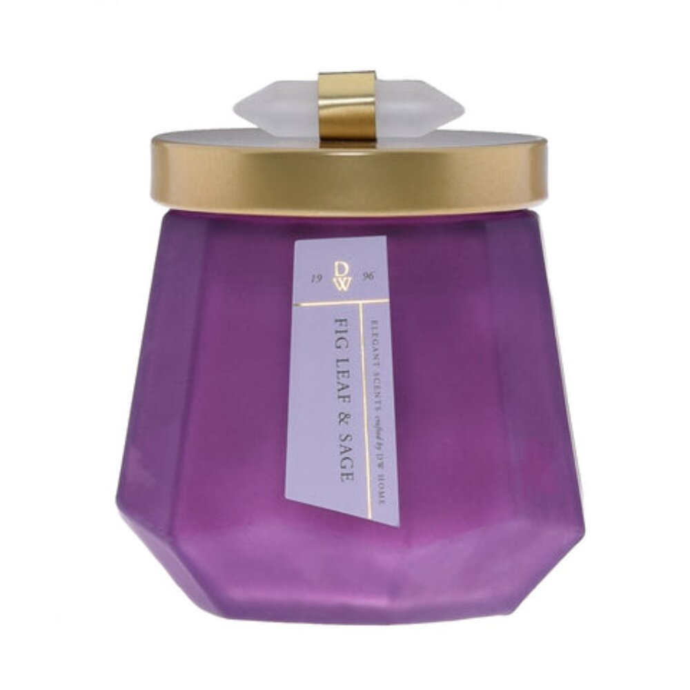 DW Home Fig And Sage Candle Elegant Scents Collection 13.2 ozs Double Wick
